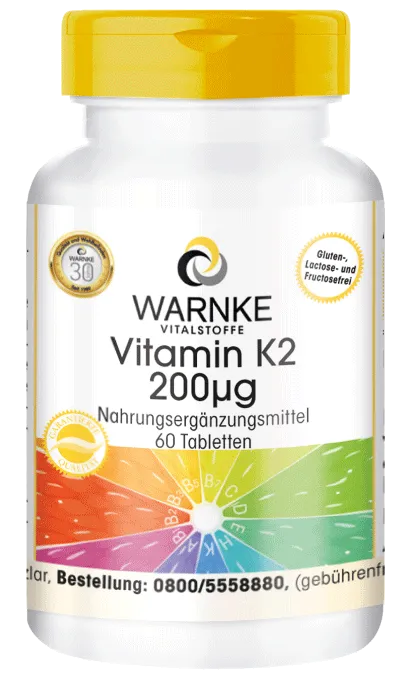 Vitamin K2 200µg 60 Tabletten