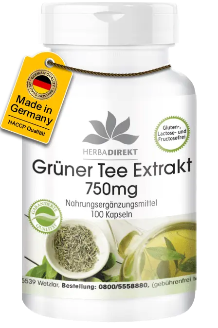 Grüner Tee Extrakt 750mg
