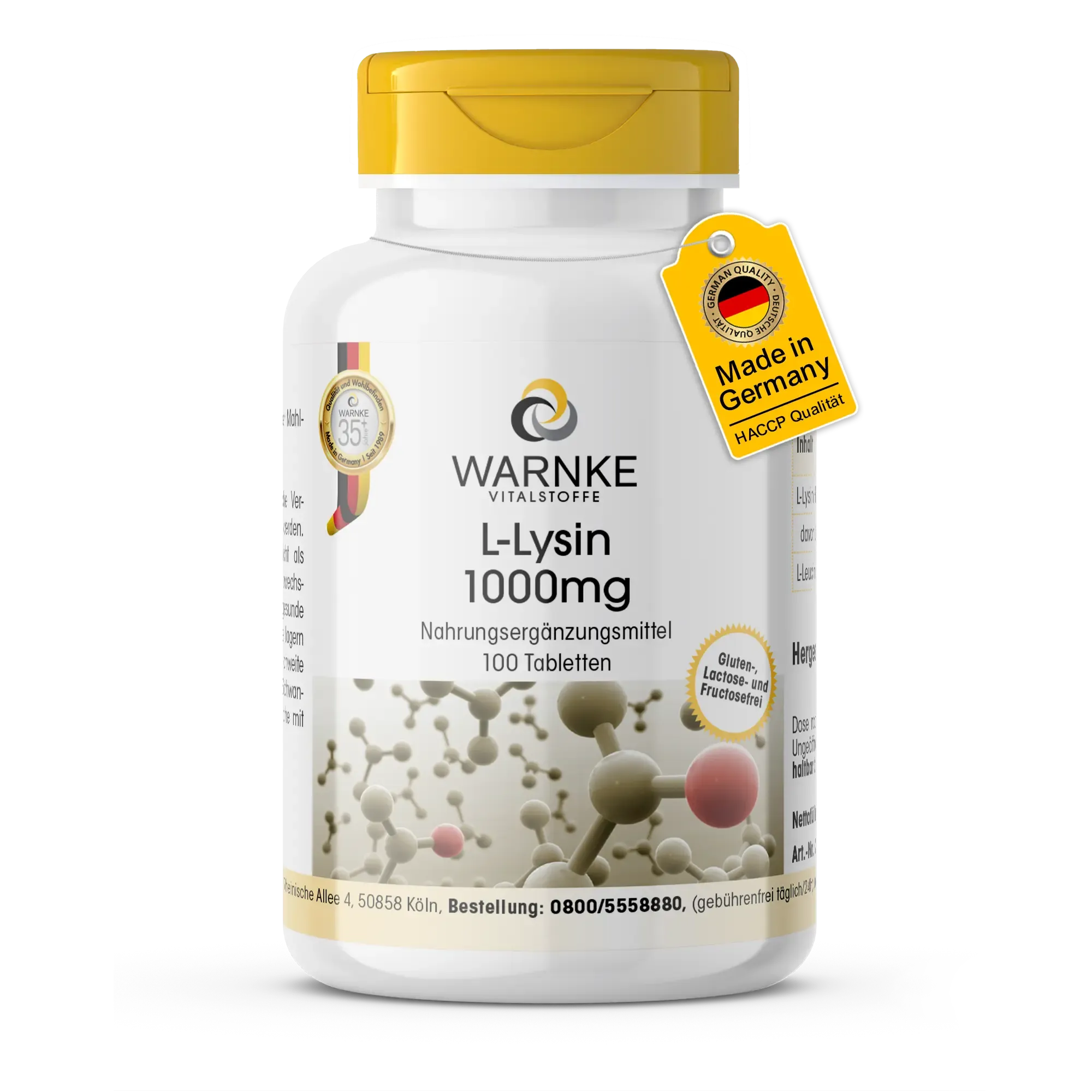 L-Lisina 1000mg