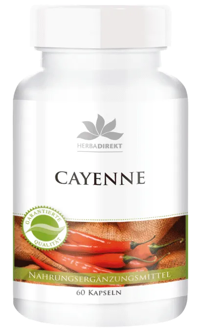Cayenne Kapseln mit Capsaicin