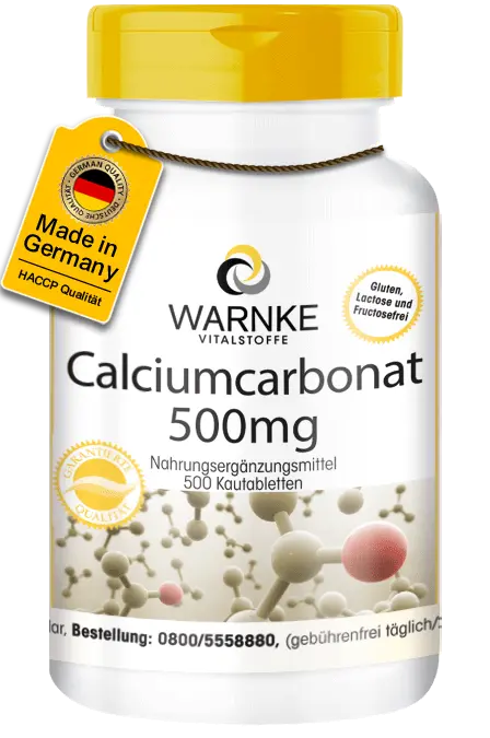 Calciumcarbonat 500mg 500 Kautabletten