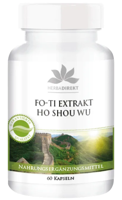 Fo-Ti Extrakt He Shou Wu mit BioPerine® 60 Kapseln