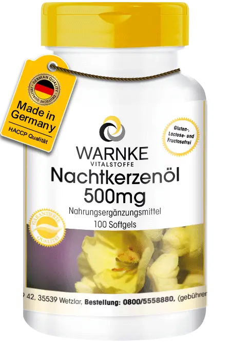 Aceite de onagra 500mg - prensado en frío Aceite de onagra 500mg - prensado en frío