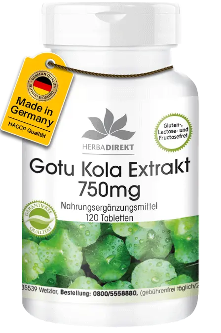 Gotu Kola Extrakt 750mg