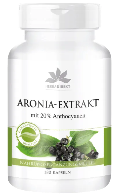 Aronia Extrakt mit 20% Anthocyanen und 45% Polyphenolen