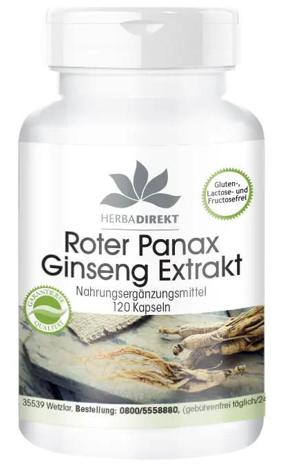 Red Panax ginseng extract 400mg