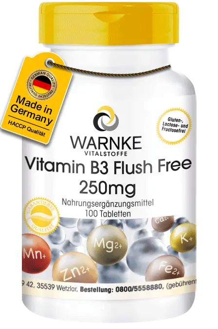 Vitamin B3 250 mg Flush Free