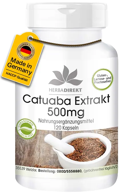 Catuaba Extrakt 500mg