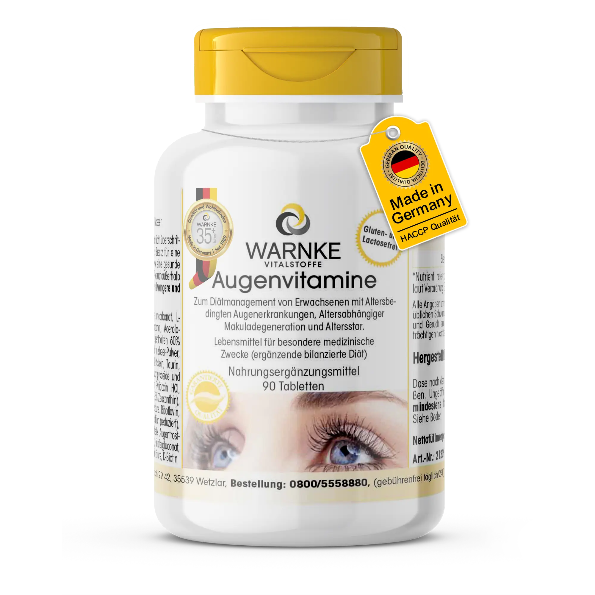 Vitamines pour les yeux - facile à avaler