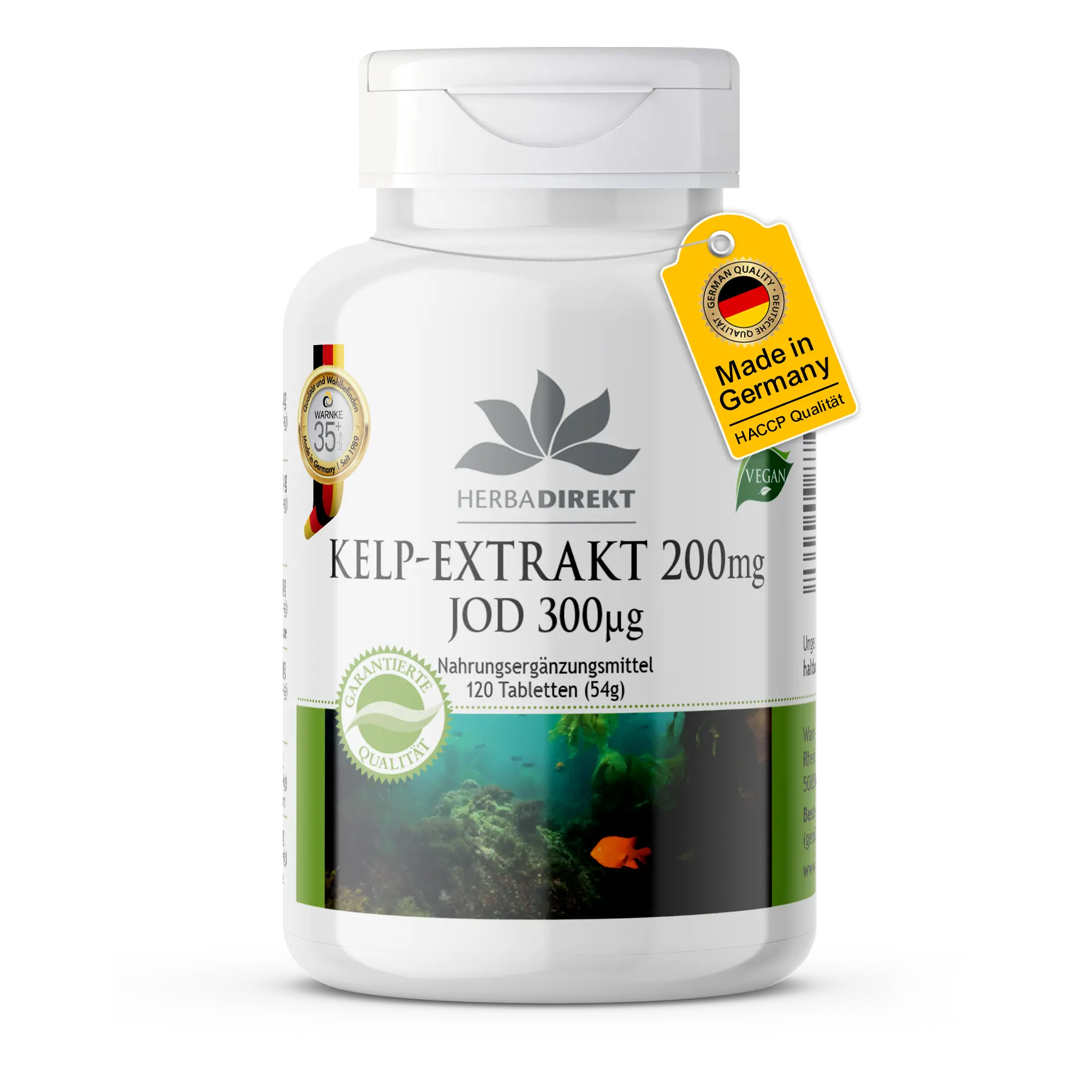 Estratto di Kelp 200mg con 300µg di iodio