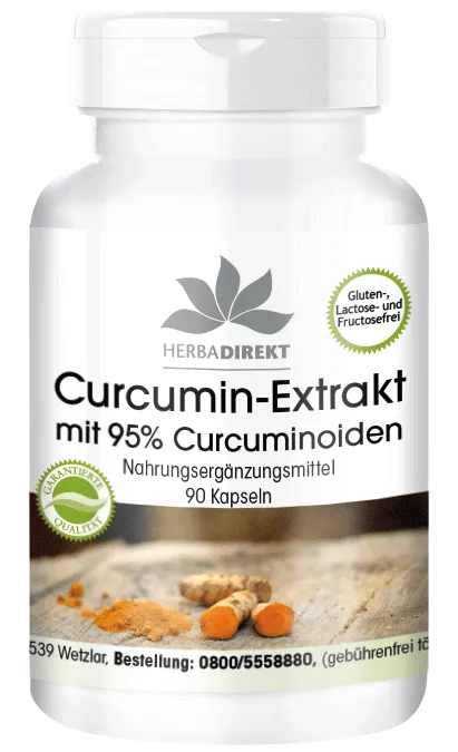 Curcumin Extrakt mit 95% Curcuminoiden