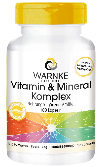 Vitamin & Mineral Komplex 100 Kapseln
