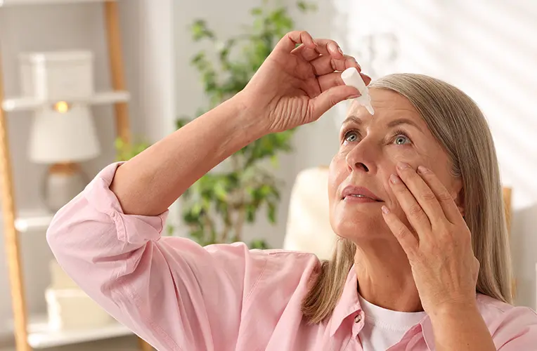 Sehstörungen während der Menopause