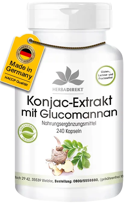 Extrait de racine de konjac avec 95% de glucomannane Extrait de racine de konjac avec 95% de glucomannane