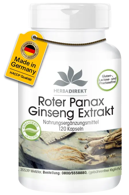 Extrait de Ginseng rouge 400mg Extrait de Ginseng rouge 400mg