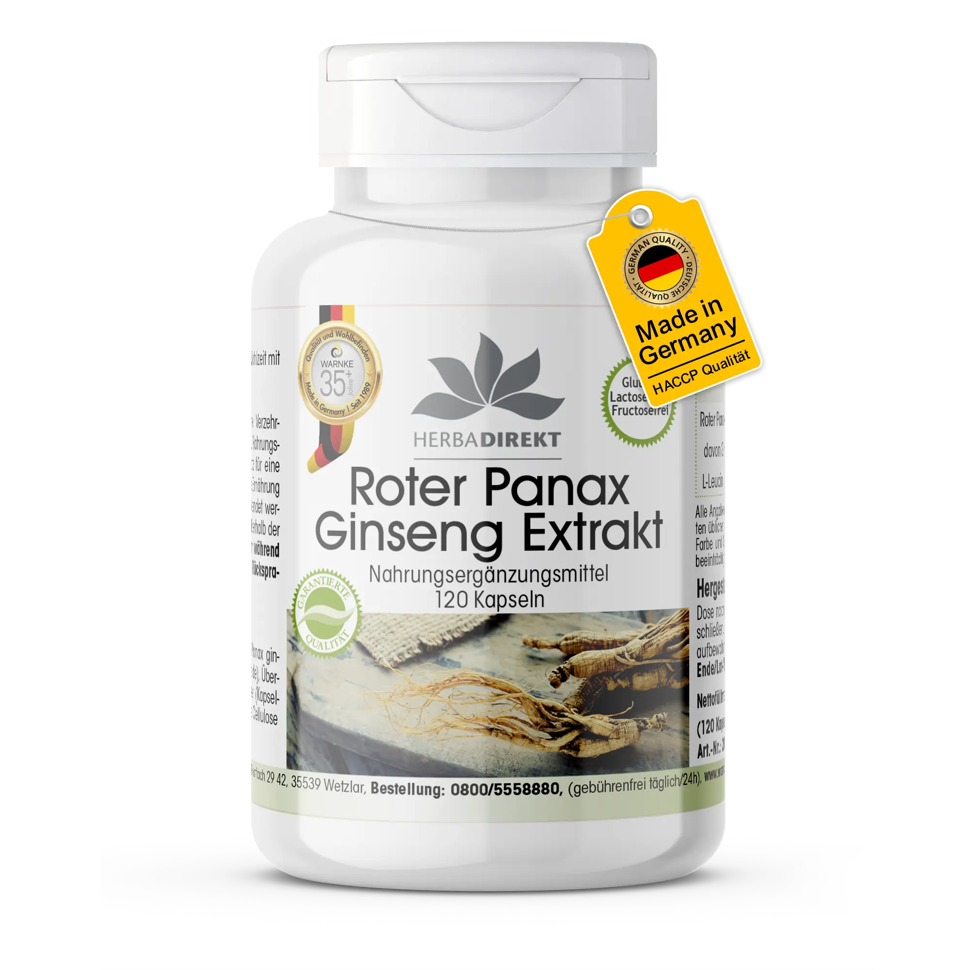 Estratto di Ginseng Panax Rosso 400mg