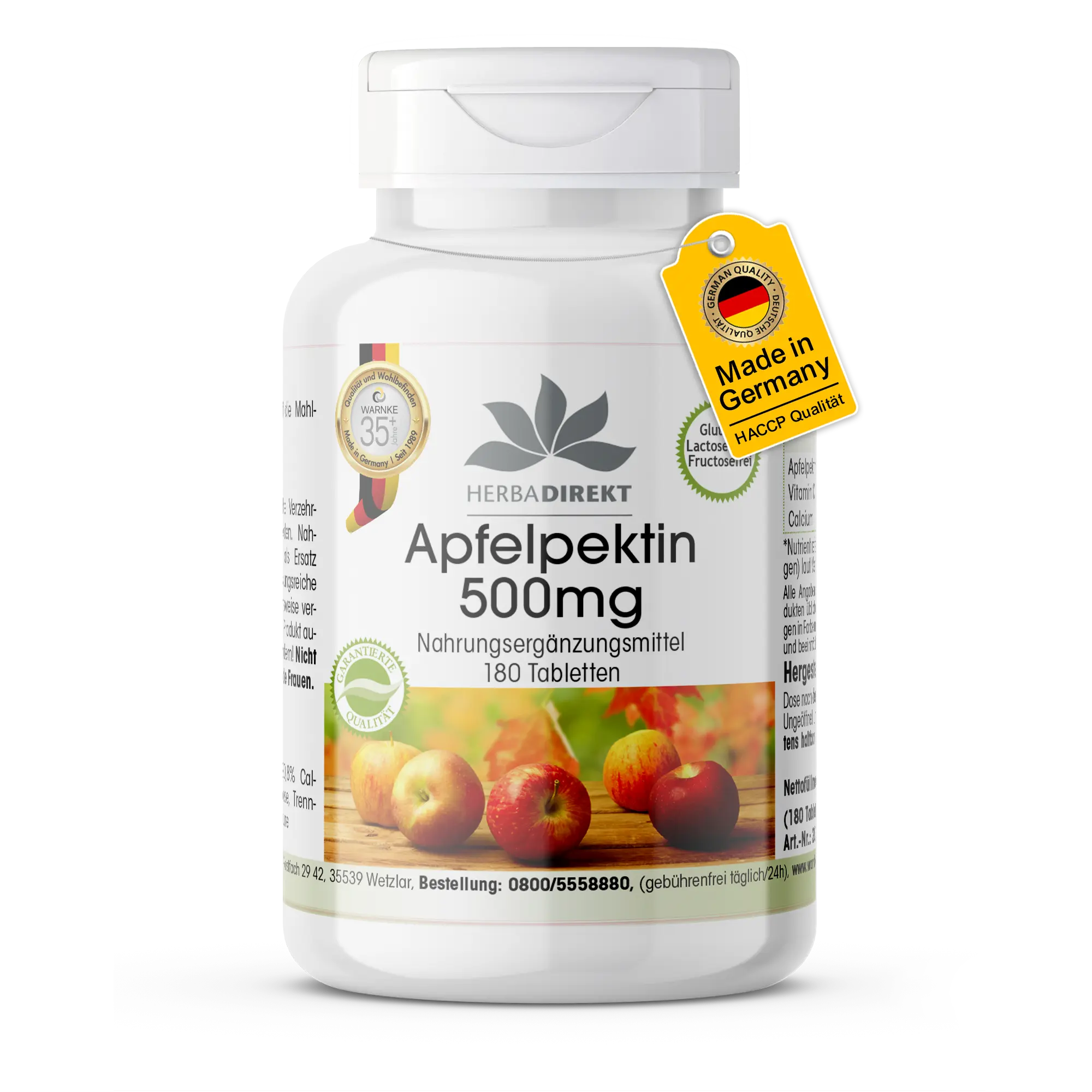 Pectina de manzana 500mg