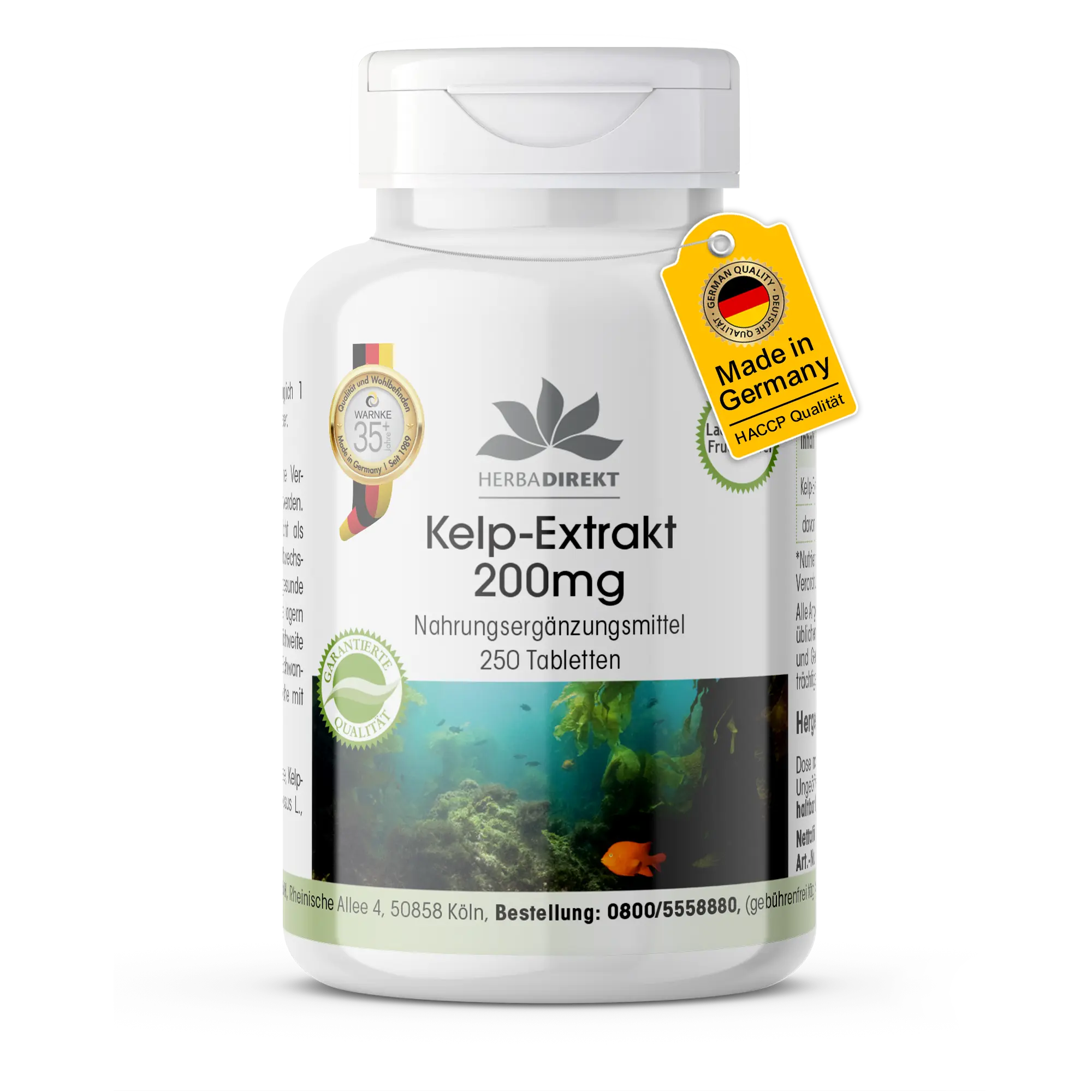 Estratto di Kelp 200mg con 300µg di iodio