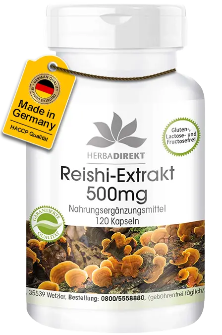 Extrait de Reishi 500mg Extrait de Reishi 500mg