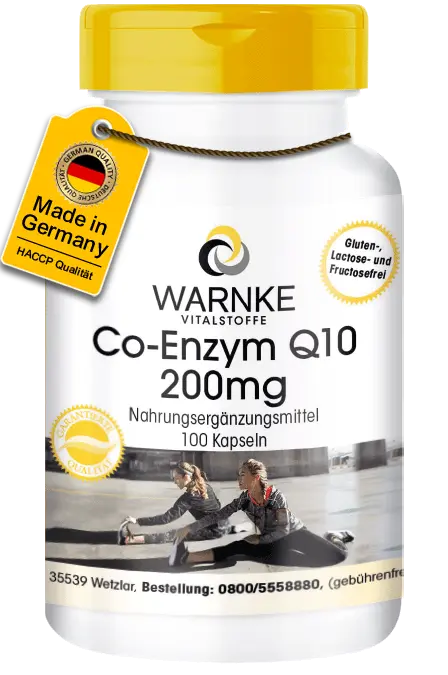 Co-Enzym Q10 200mg - 100 Kapseln| Warnke Vitalstoffe Co-Enzym Q10 200mg - 100 Kapseln| Warnke Vitalstoffe