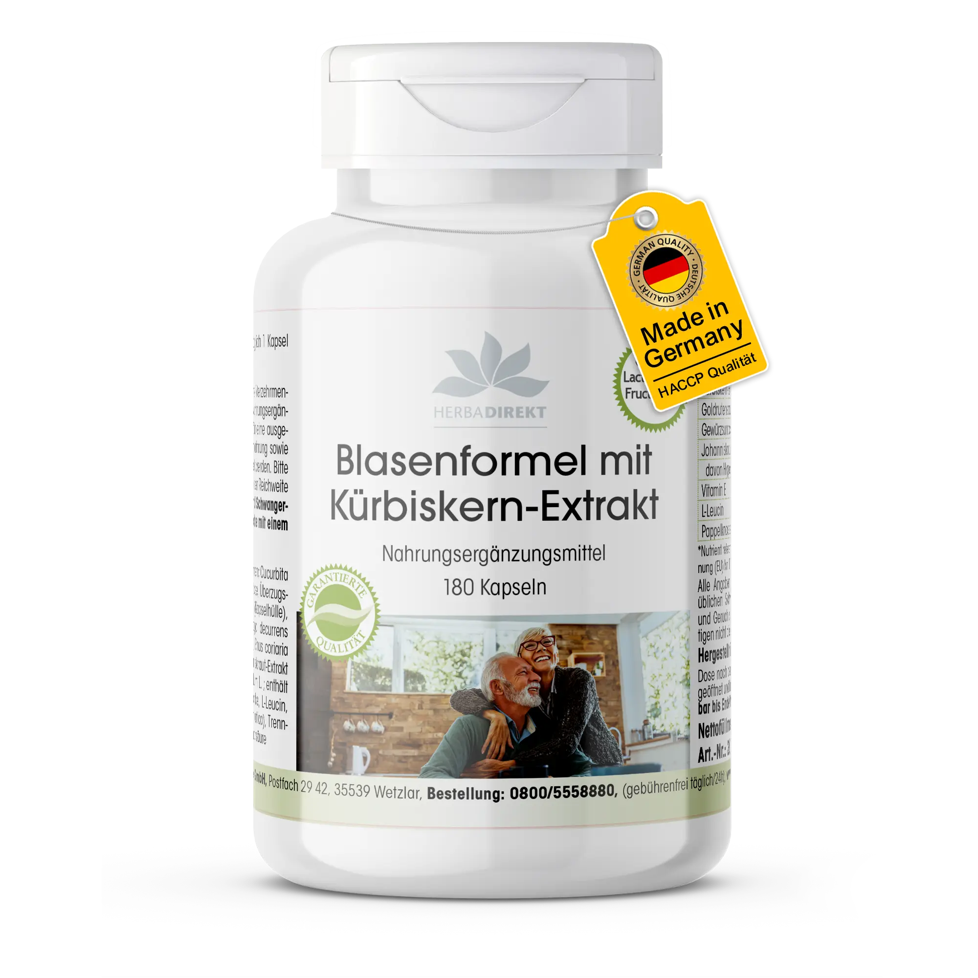 Fórmula Vejiga con extracto de semilla de calabaza