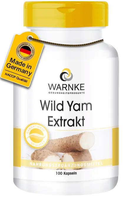 Wild Yam Extrakt - 100 Kapseln - mit Vitamin C, Zink uvm. - für Immunsystem, Zellschutz uvm. | Warnke Vitalstoffe Wild Yam Extrakt - 100 Kapseln - mit Vitamin C, Zink uvm. - für Immunsystem, Zellschutz uvm. | Warnke Vitalstoffe