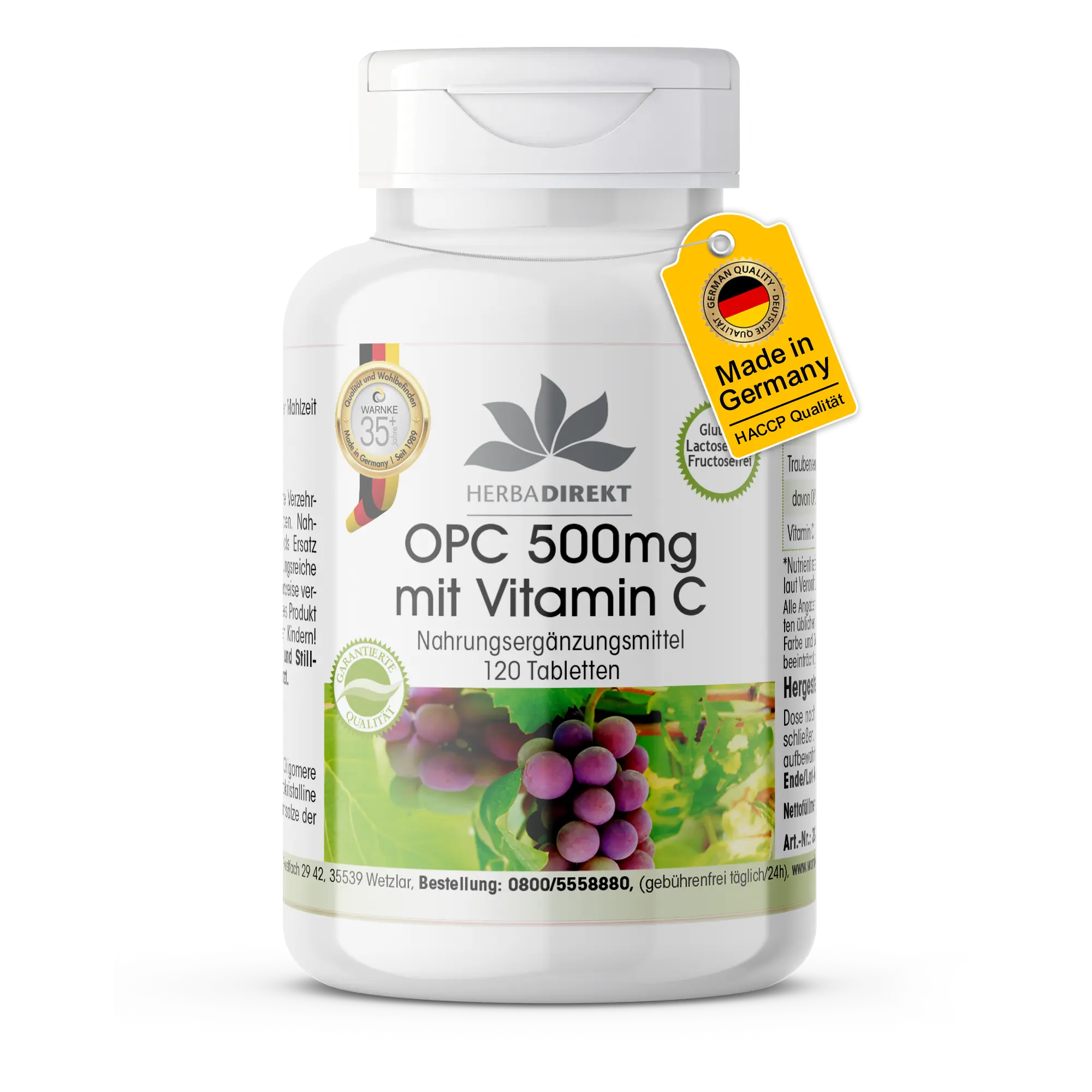OPC 500mg avec de la vitamine C