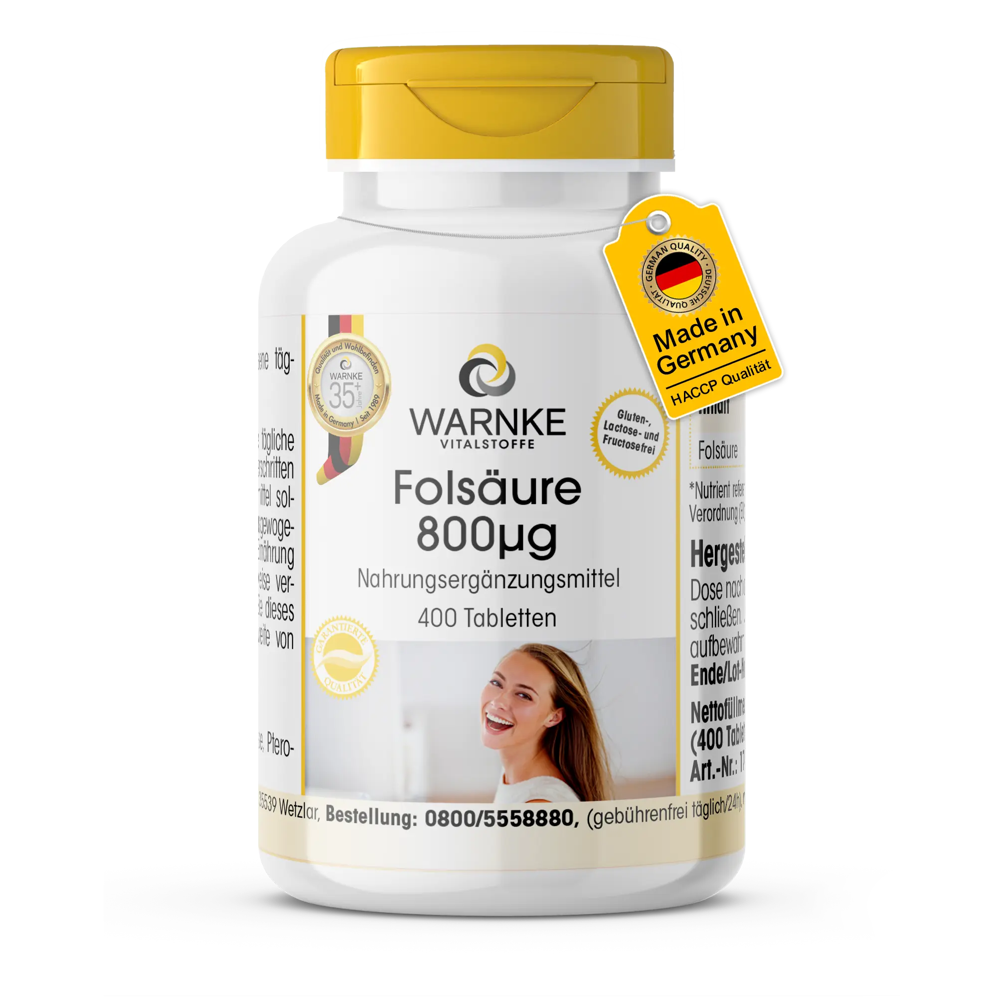 Acide folique 800 µg - 400 comprimés