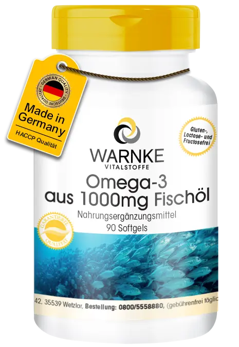 Omega-3 aus 1000mg Fischöl