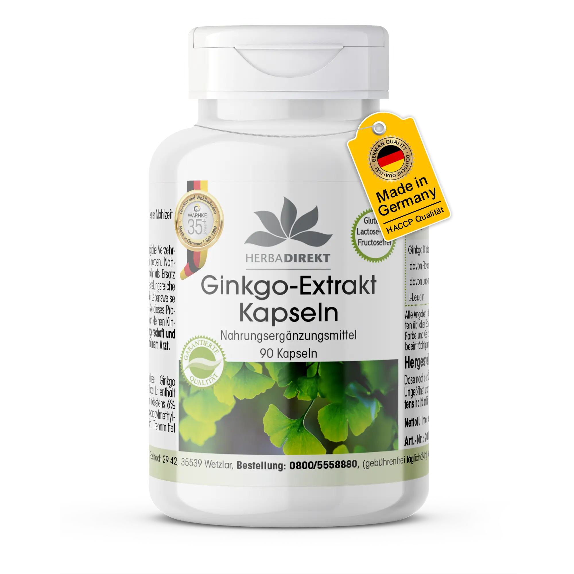 Extrait de Ginkgo Biloba 95mg