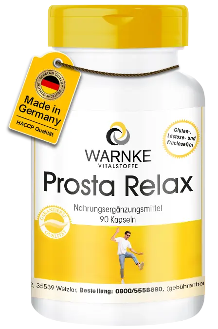 Prosta Relax - 90 Kapseln - mit Zink, Selen uvm. - für Zellteilung, Kohlenhydratstoffwechsel uvm. | Warnke Vitalstoffe Prosta Relax - 90 Kapseln - mit Zink, Selen uvm. - für Zellteilung, Kohlenhydratstoffwechsel uvm. | Warnke Vitalstoffe