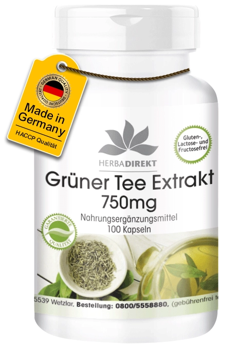 Groene Thee-Extract 750mg Groene Thee-Extract 750mg