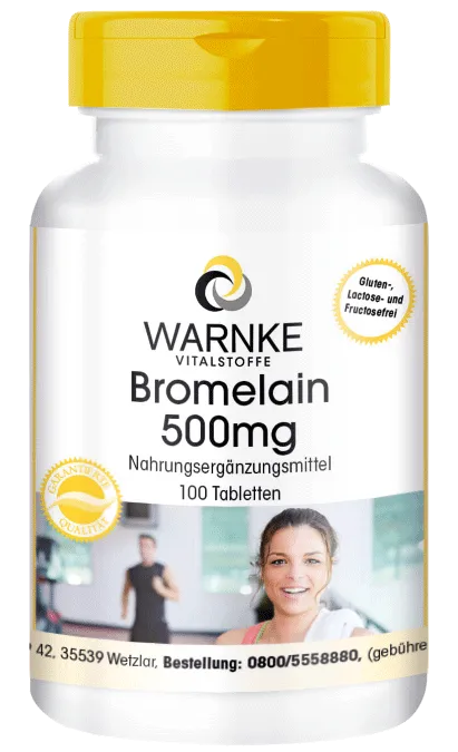 Bromelain 500mg (1200 F.I.P.) 100 Tabletten