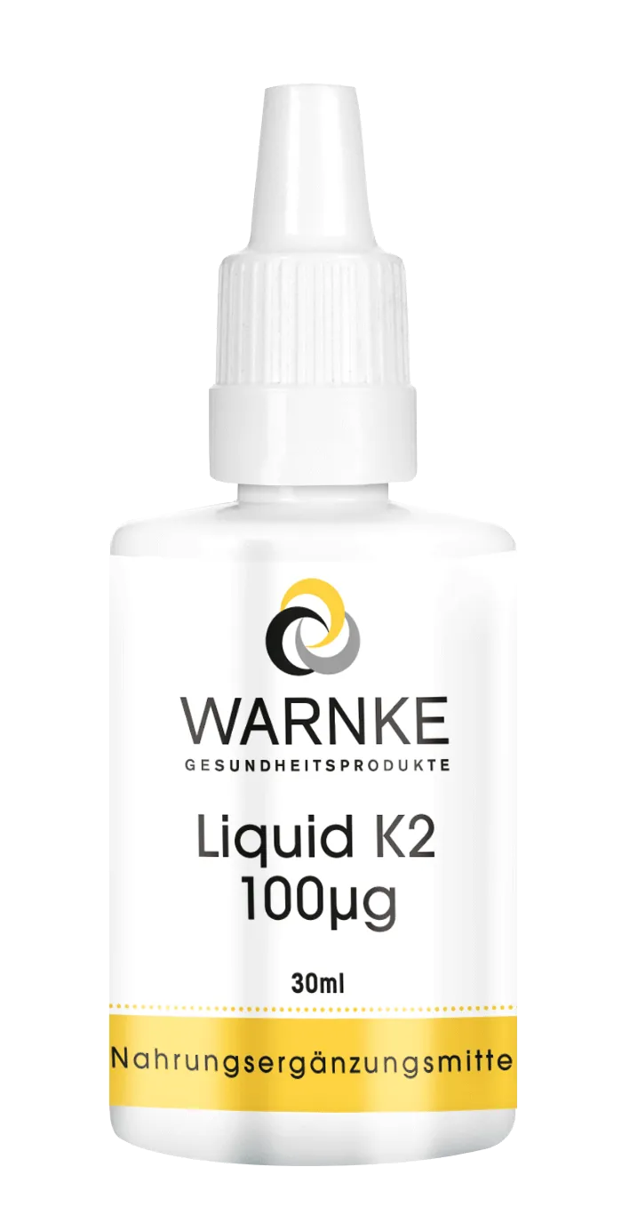 Liquid K2 100µg - 30 ml - für Blutgerinnung und Knochen | Warnke Vitalstoffe Liquid K2 100µg - 30 ml - für Blutgerinnung und Knochen | Warnke Vitalstoffe