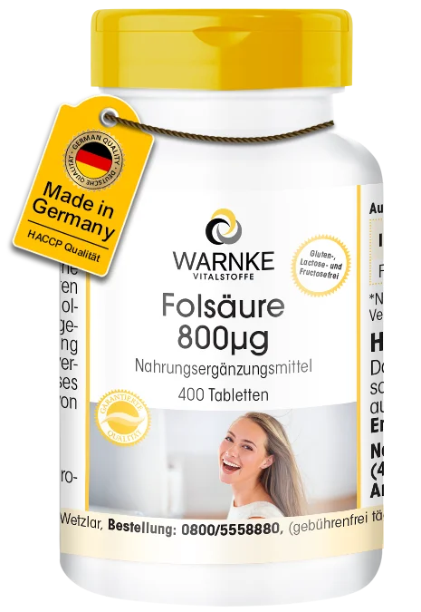 Folsäure 800 µg - 400 Tabletten